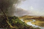 Thomas Cole Zigzag bend oil on canvas